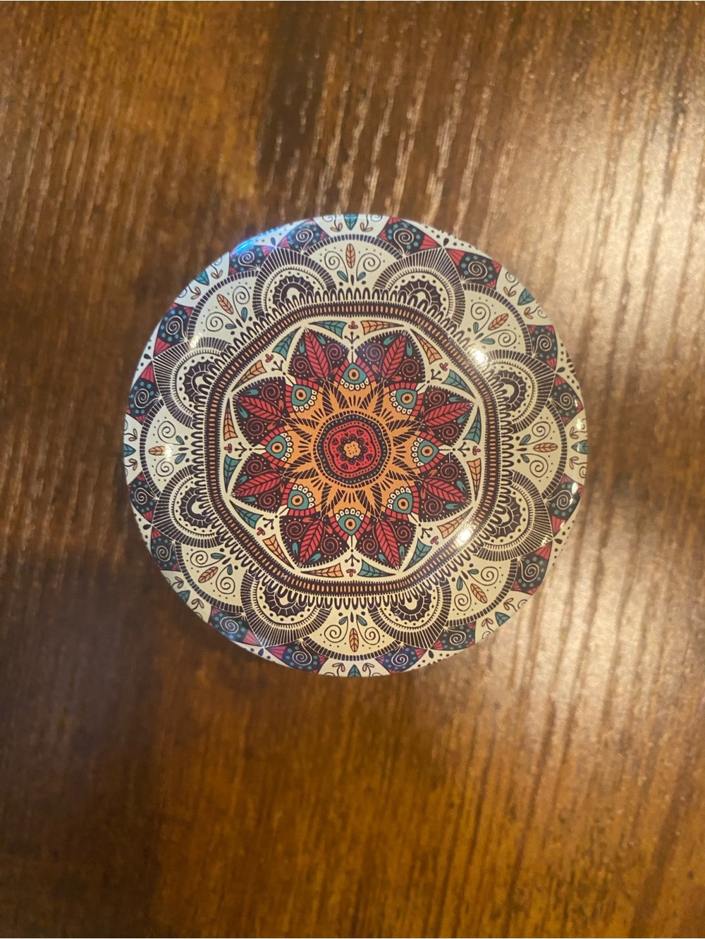 Source Unknown Multicolor Mandala 100% Soy Candle in a Cute Little Tin.